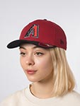 Бейсболка NEW ERA арт. 60646824 Arizona Diamondbacks MLB (красный / черный)